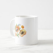 Orange Spring Flowers Bouquet für Sie Kaffeetasse (Vorderseite Links)