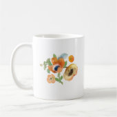 Orange Spring Flowers Bouquet für Sie Kaffeetasse (Links)