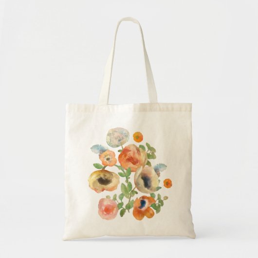 Orange Spring Flowers Bouquet Tragetasche (Vorne)