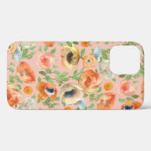 Orange Spring Flowers Case-Mate iPhone Hülle (Rückseite (Horizontal))