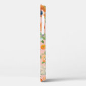 Orange Spring Flowers Case-Mate iPhone Hülle (Rückseite / Links)