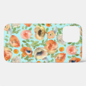 Orange Spring Flowers Case-Mate iPhone Hülle (Rückseite (Horizontal))