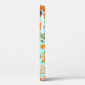Orange Spring Flowers Case-Mate iPhone Hülle (Rückseite / Links)