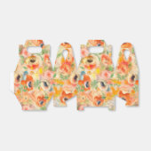 Orange Spring Flowers Geschenkschachtel (Ungefaltet)