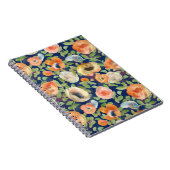 Orange Spring Flowers Notizblock (Rechte Seite)