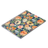 Orange Spring Flowers Notizblock (Linke Seite)