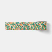 Orange Spring Flowers Satinband (Vorderseite)