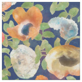 Orange Spring Flowers Stoff (Nahaufnahme)