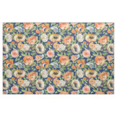 Orange Spring Flowers Stoff (Fat Quarter (45,7 x 55,9 cm))
