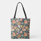 Orange Spring Flowers Tasche (Rückseite)