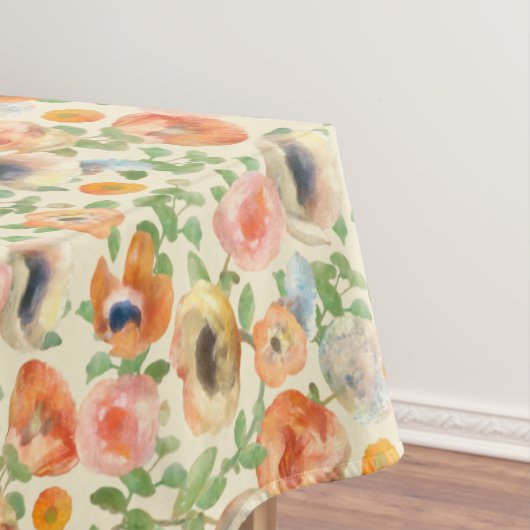 Orange Spring Flowers Tischdecke (Beispiel)