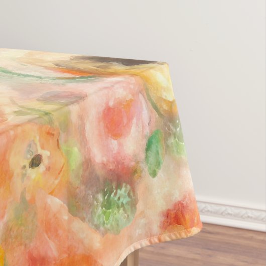 Orange Spring Flowers Tischdecke (Beispiel)