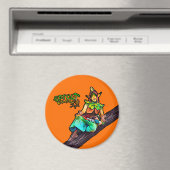 Orange Sprout Tree Magnet (In Situ (Geschirrspüler))