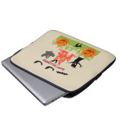 Orange Spuk House, Zombie Green Hands, Geist Laptopschutzhülle (Vorne Knopf)