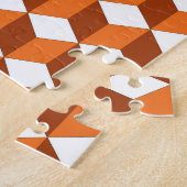 Orange Square: Abstrakter Vintager Hintergrund Puzzle (Seite)
