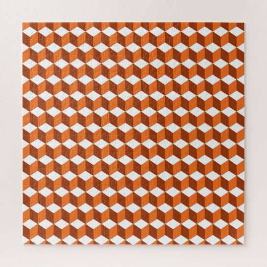 Orange Square: Abstrakter Vintager Hintergrund Puzzle (Vertikal)