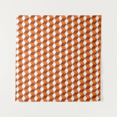 Orange Square: Abstrakter Vintager Hintergrund Wandteppich (Vorderseite (Horizontal))