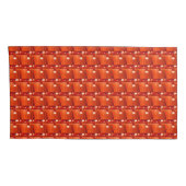 Orange Square Pattern Kissenbezug (Rückseite-Rechts)