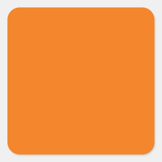 Orange Square Sticker (Vorderseite)