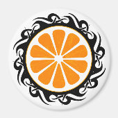 orange. Stamm. Magnet (Vorne)