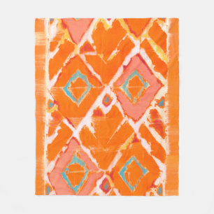 Orange Stammes- II Fleecedecke
