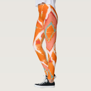 Orange Stammes- II Leggings