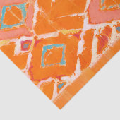 Orange Stammes- II Seidenpapier (Ausschnitt)