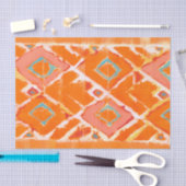 Orange Stammes- II Seidenpapier (Handwerk)