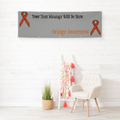 Orange Standard Ribbon Banner (Insitu)