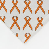 Orange Standard Ribbon Fleecedecke (Ecke)