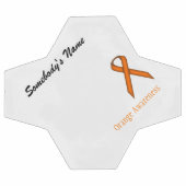 Orange Standard Ribbon Template by Kenneth Yoncich Fußball (Flach)