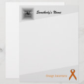 Orange Standard Ribbon von Kenneth Yoncich (Vorne/Hinten)