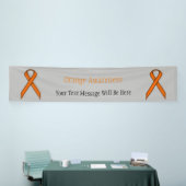 Orange Standard Ribbon von Kenneth Yoncich Banner (Messeveranstaltung)