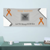 Orange Standard Ribbon von Kenneth Yoncich Banner (Messe)