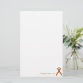 Orange Standard Ribbon von Kenneth Yoncich Briefpapier (Stehend Vorderseite)