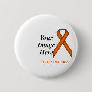 Orange Standard Ribbon von Kenneth Yoncich Button