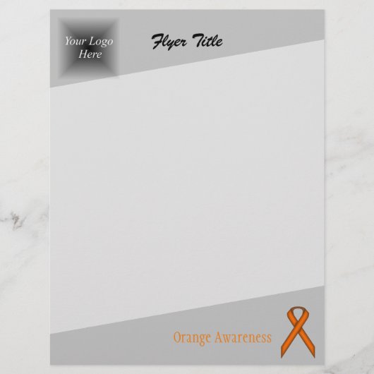 Orange Standard Ribbon von Kenneth Yoncich Flyer (Vorne)