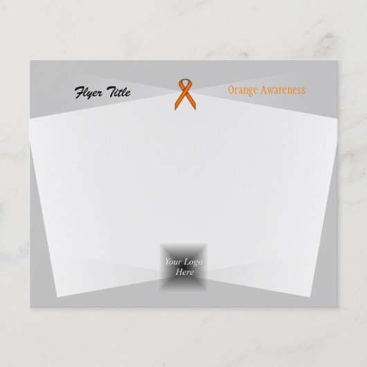 Orange Standard Ribbon von Kenneth Yoncich Flyer (Vorne)