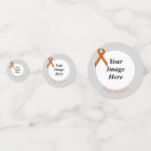 Orange Standard Ribbon von Kenneth Yoncich Konfetti (Vorderseiten)