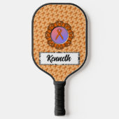 Orange Standard Ribbon von Kenneth Yoncich Pickleball Schläger (Vorderseite)