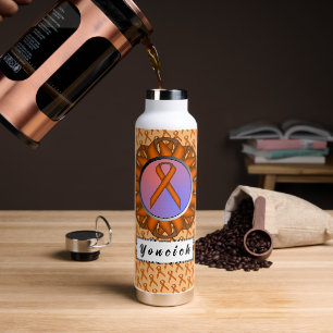 Orange Standard Ribbon von Kenneth Yoncich Trinkflasche
