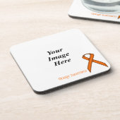 Orange Standard Ribbon von Kenneth Yoncich Untersetzer (Linke Seite)