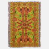 Orange Star Blume in Green Decke (Vorderseite Vertikal)