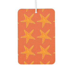 Orange Star Fish Starfish Ocean Beach Marine Life Autolufterfrischer