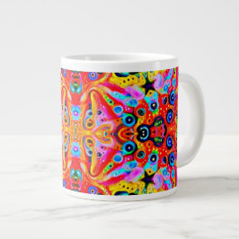 Orange-Star-Insel Jumbo-Tasse