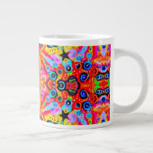 Orange-Star-Insel Jumbo-Tasse (Rechts)