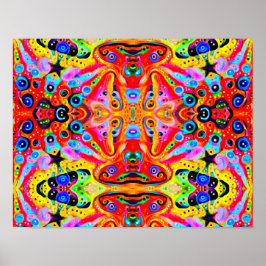 Orange Star Island Poster