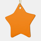 Orange Star Keramik Ornament (Links)
