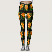 ORANGE STAR LILY BLUME LEGGINGS (Vorderseite)