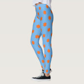Orange Star Pattern Leggings (Links)
